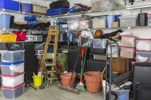 Organized and decluttered loft space